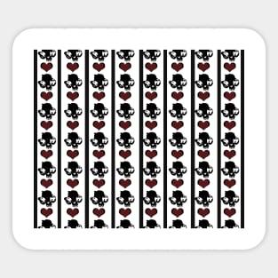 Punk Pattern-Dead Cats Sticker